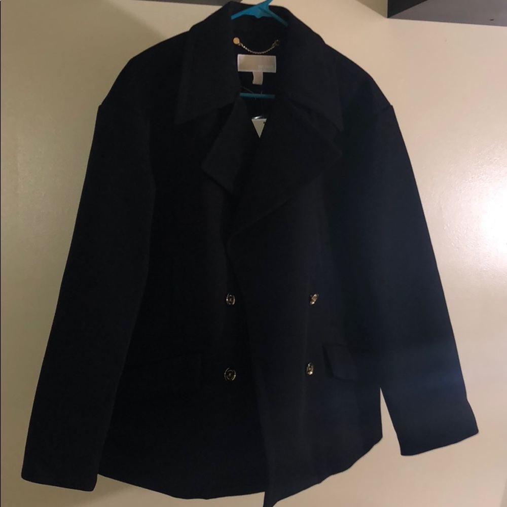 Michael Kors Black Pea Coat